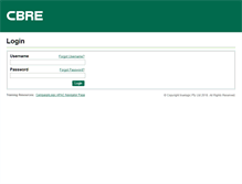 Tablet Screenshot of cbre.truelogic.com.au